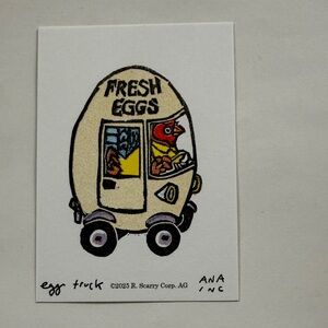 Ana Inciardi Mini Print, Egg Truck